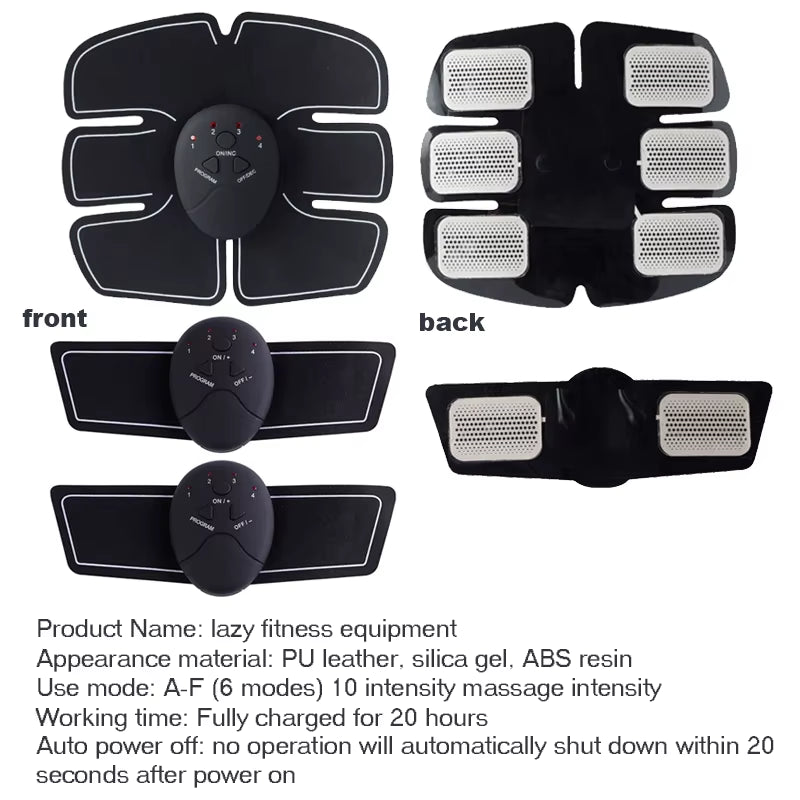 EMS Smart Hip Trainer Battery Muscle Stimulator Buttock Abdomen Pad Arm Leg Toner Fitness Body Shaper Unisex Workout Equiment