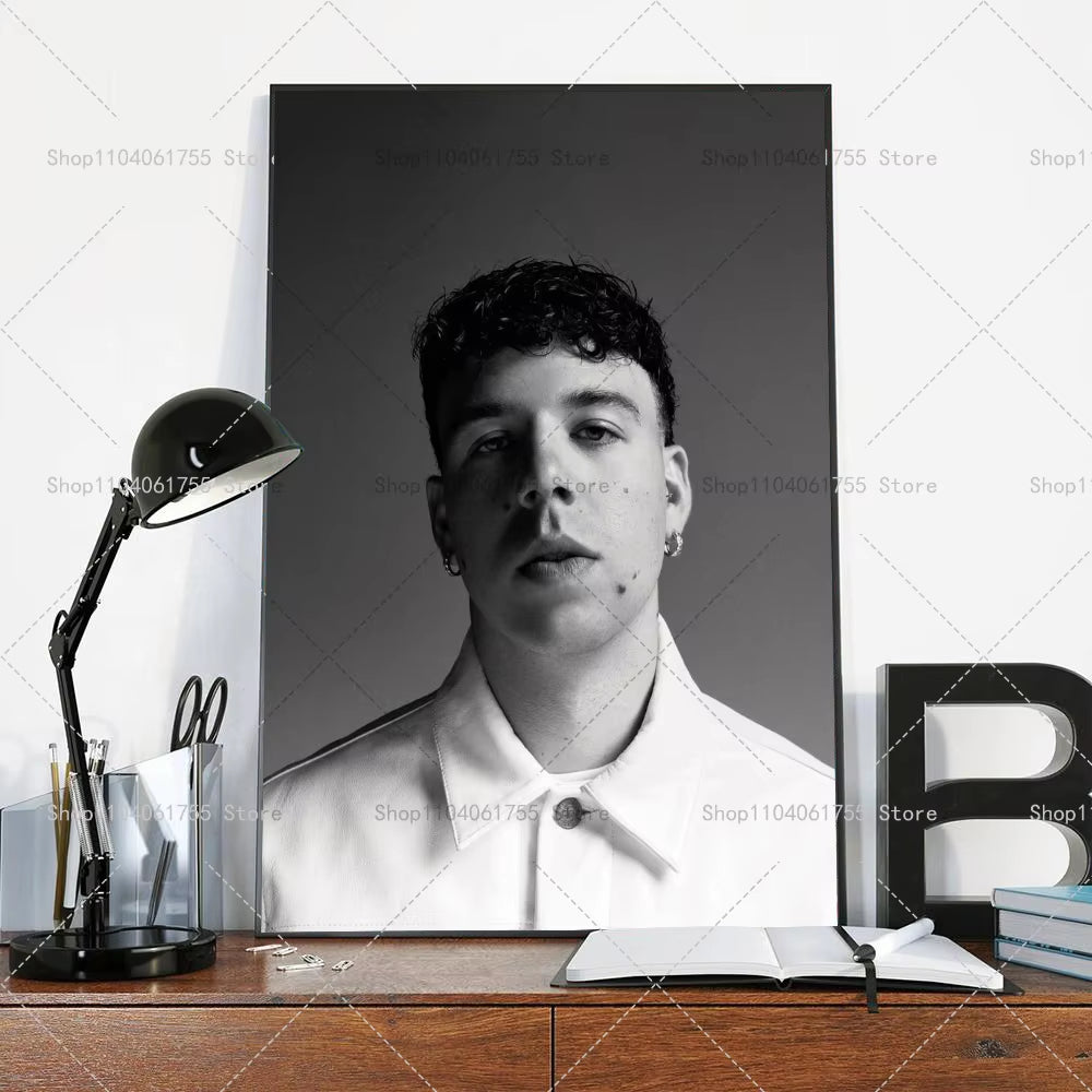1PC New Album Buenas Noches Quevedo Poster Self-Adhesive Art Waterproof Paper Sticker Coffee House Bar Room Wall Decor