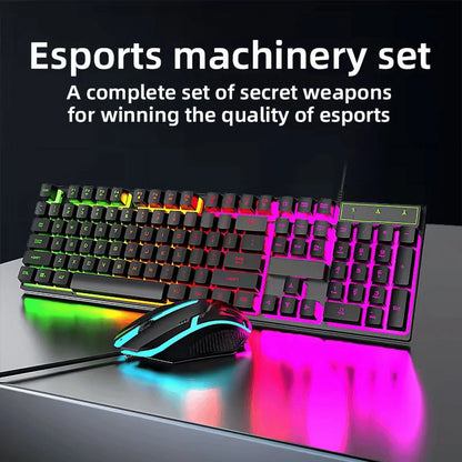 Wired Gaming Keyboard with RGB Backlight, Black