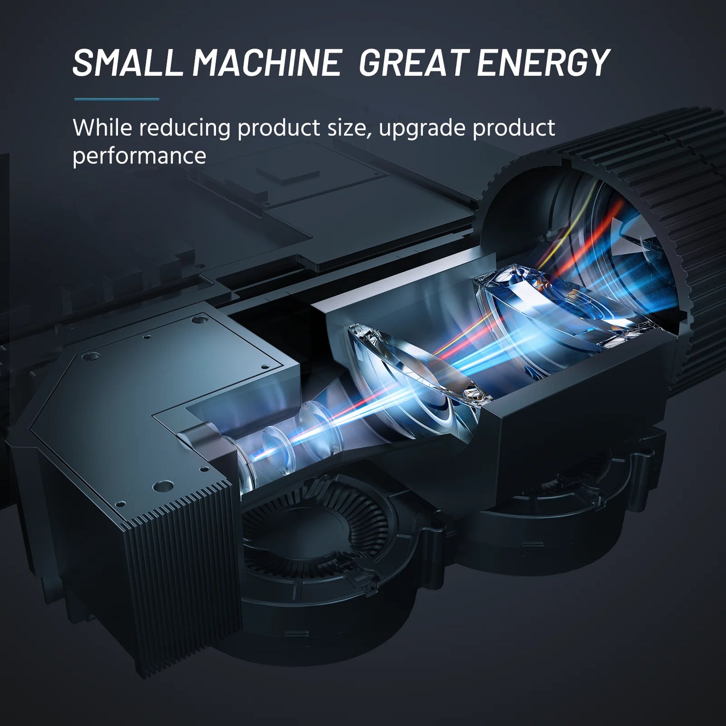 Mini Projector, Portable Projector 1080P, Movie Projection Compatible with Android/Ios White 1PC