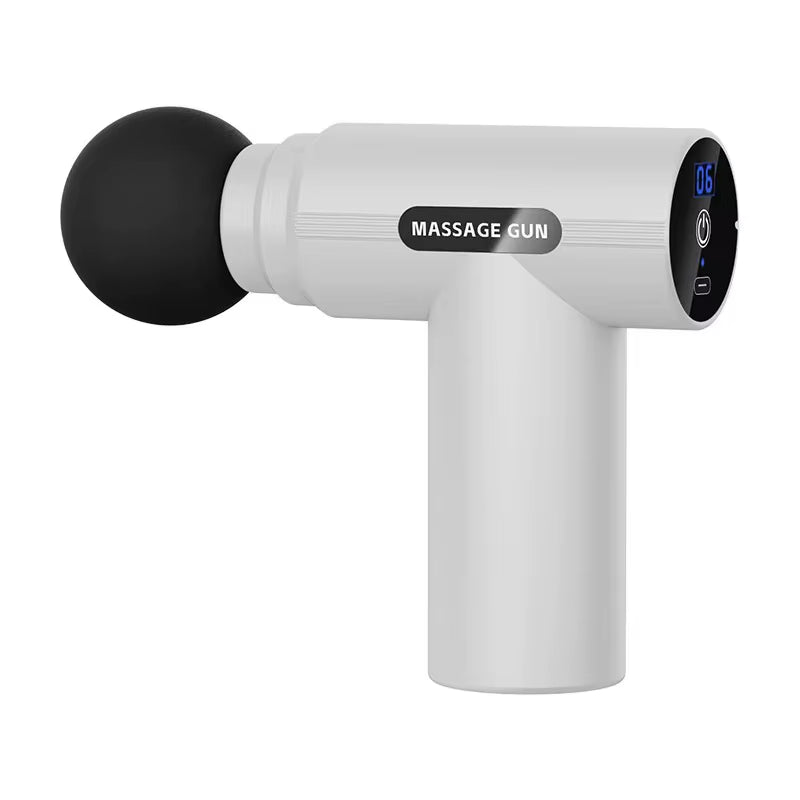 Fascial Massage Gun Electric Percussion Pistol Massager Body Neck Back Deep Tissue Muscle Relaxation Fitness Tool for Shoulder