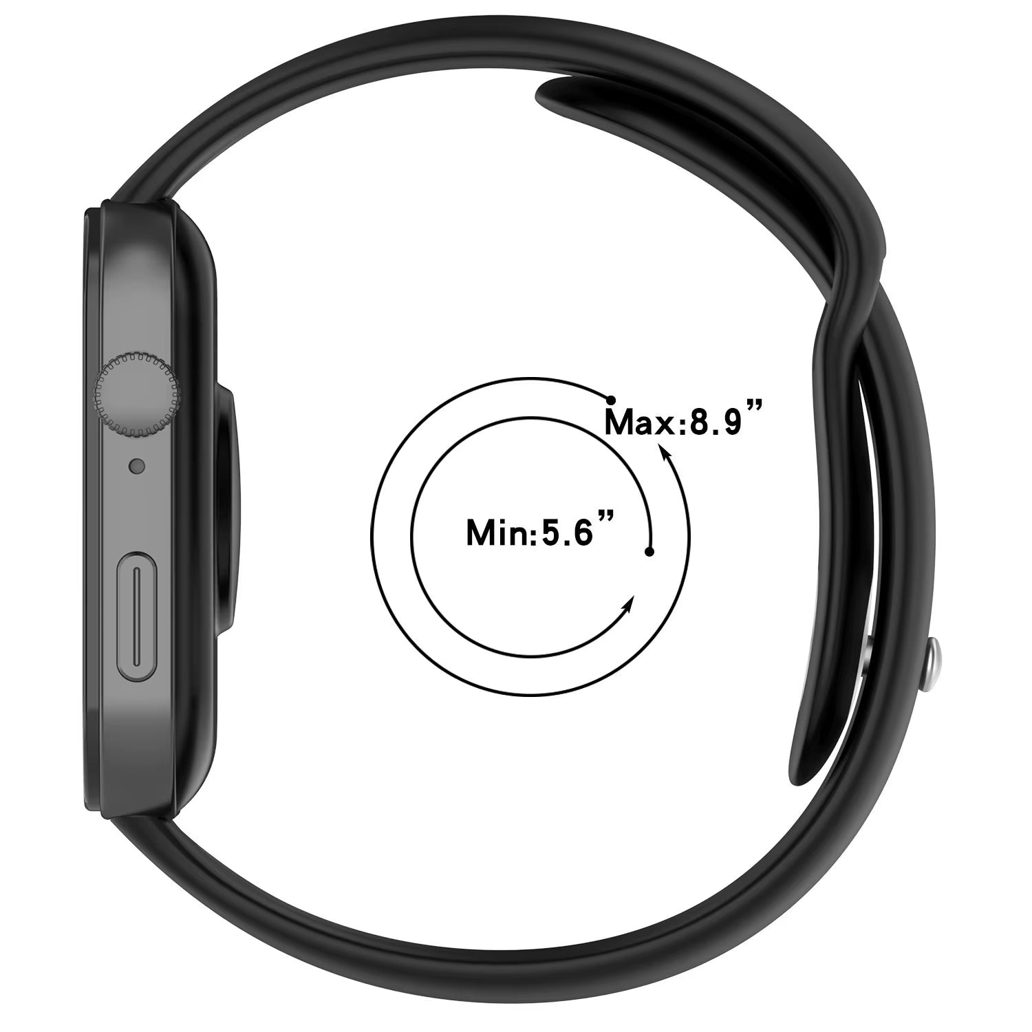 Silicone Strap for  Watch Fit 4/3 Original Smart Watch Adjustable Bracelet Belt for  Watch Fit 4 Pro Breathable Band