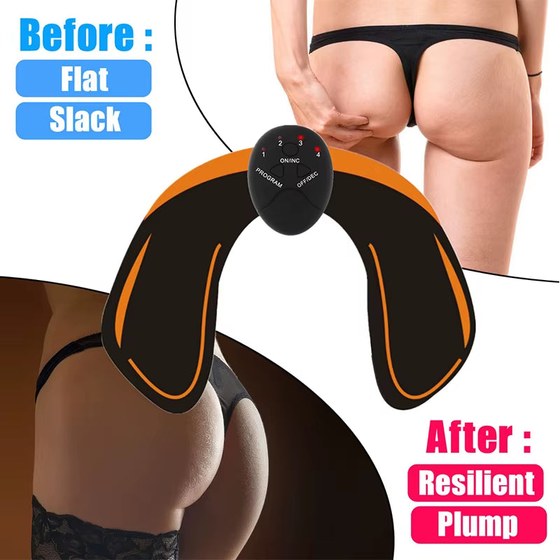 EMS Smart Hip Trainer Battery Muscle Stimulator Buttock Abdomen Pad Arm Leg Toner Fitness Body Shaper Unisex Workout Equiment