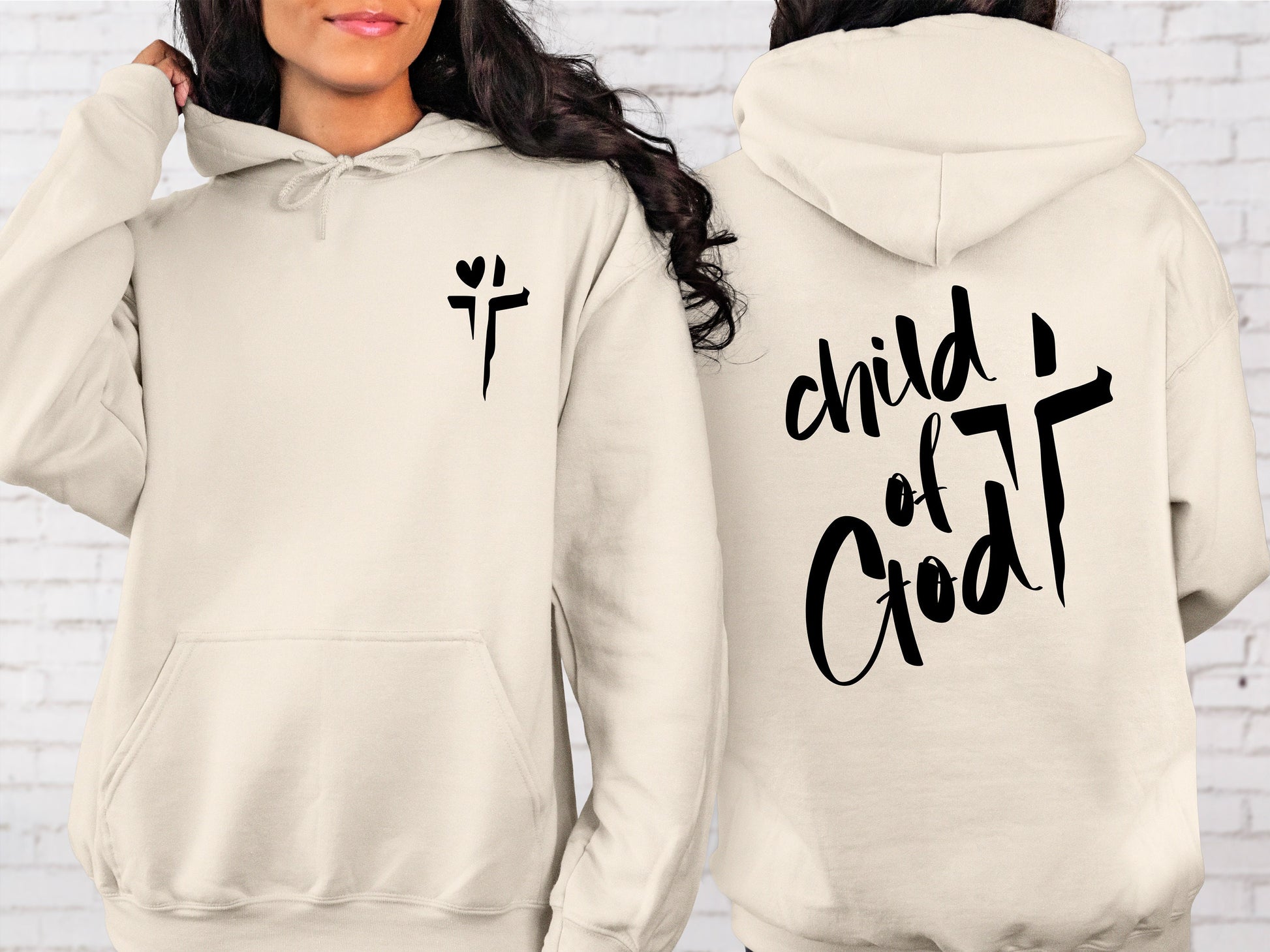 Child of God Hoodie: Christian Faith, Jesus Lover